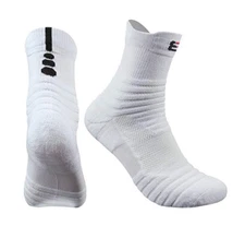 3-Pack Men's Cotton Compression Sports Socks – Athletic Mid-Crew Training Socks