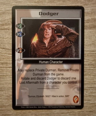 Babylon 5 TCG/CCG PROMO Card - Dodger