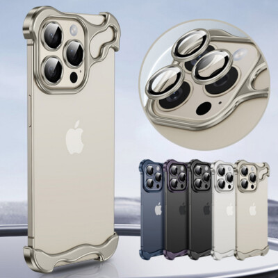 Für iPhone 17 Pro 16 15 14 13 Pro Max Rahmen Aluminium Metal Bumper Handy Schutz