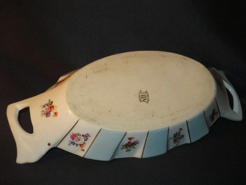 ancien petit plat de service peint à la main Limoges début XX ème - Picture 8 of 8