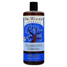 Dr. Woods Castile Soap Liquid Peppermint 32 fl.oz