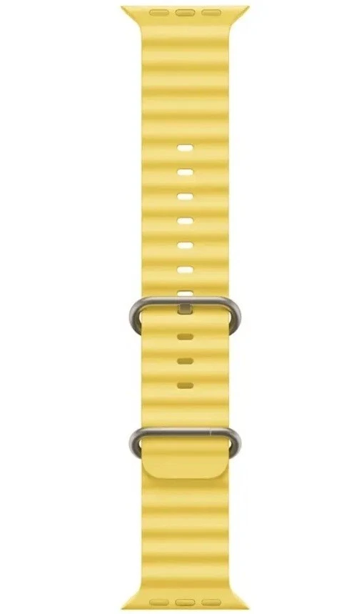 OFFICIAL GENUINE APPLE WATCH ULTRA 49MM OCEAN BAND STRAP YELLOW