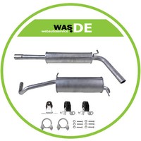 Komplette Auspuffanlage Auspuff Seat Ibiza Iii 1.4 16V 6L1 2002/02-2007/12
