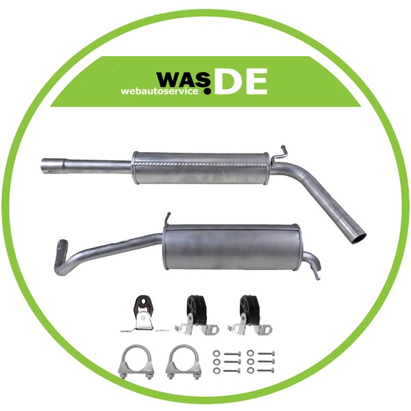 Komplette Auspuffanlage Auspuff Seat Ibiza Iii 1.4 16V 6L1 2002/02-2007/12-image