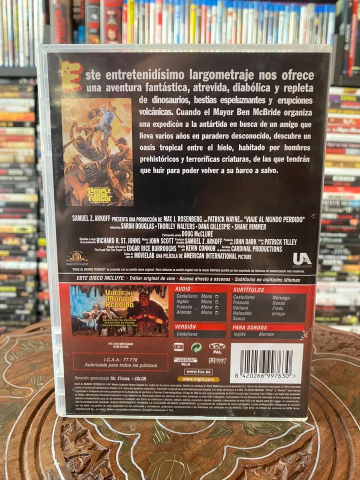 VIAJE AL MUNDO PERDIDO - DVD - CIENCIA FICCIÓN - AVENTURAS - Imagen 2 de 3
