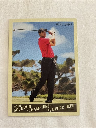Tiger Woods 2009 Upper Deck Upper Deck PGA Tour Golf Card No. 65 ♨️E - Picture 2 of 4