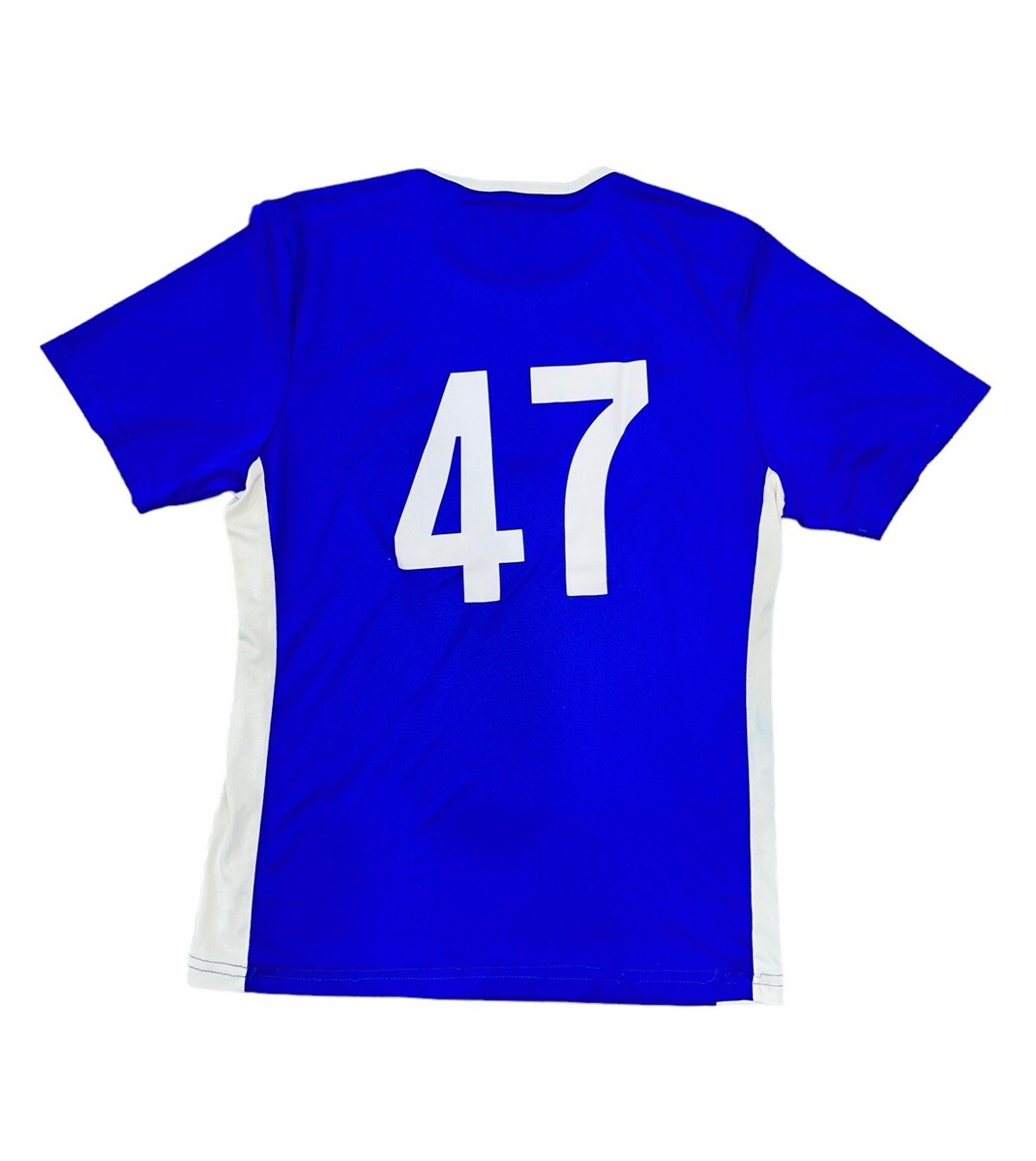 Adidas Juventus FC Soccer Training Blue Jersey #47 Men's Size