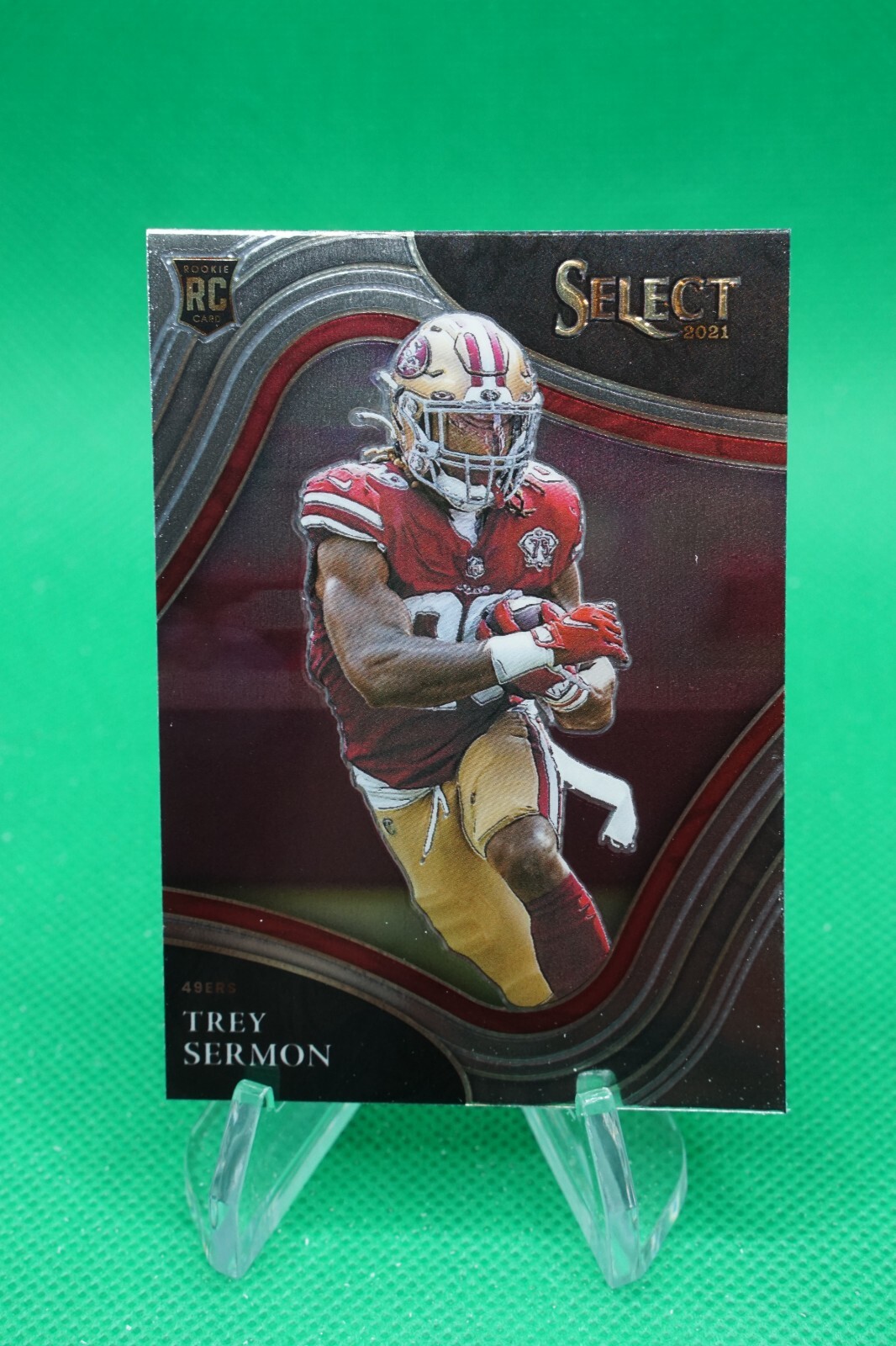(2 Cards) 2021 Select Base Field Level #368 Trey Sermon San Francisco 49ers ES6