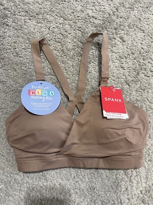 SPANX Bra-llelujah! 30040R Size XS Mama Nursing Bra Cafe Au Lait Brown NWT $58