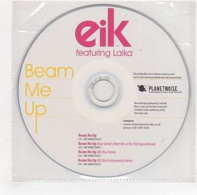 (GG849) Eik ft Laika, Beam Me Up - 2013 DJ CD