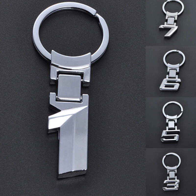 1x Car Logo Key Chain Keyring Key Holder Ring Metal For BMW 1 3 5 6 7 8 X Series - Image 3 of 4