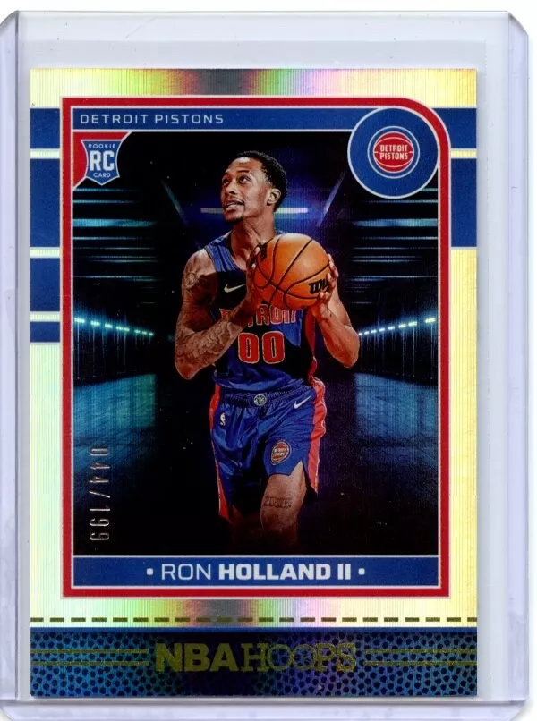 2024-25 Panini NBA Hoops Premium Box Set RON HOLLAND II #235 Rookie FOIL 44/199