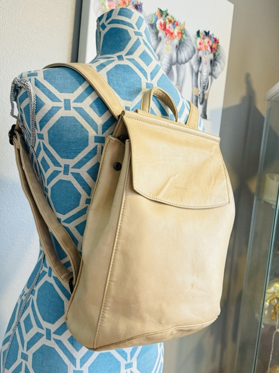Pixie Mood Kim Vegan Leather Backpack, Coconut Cream | eBay