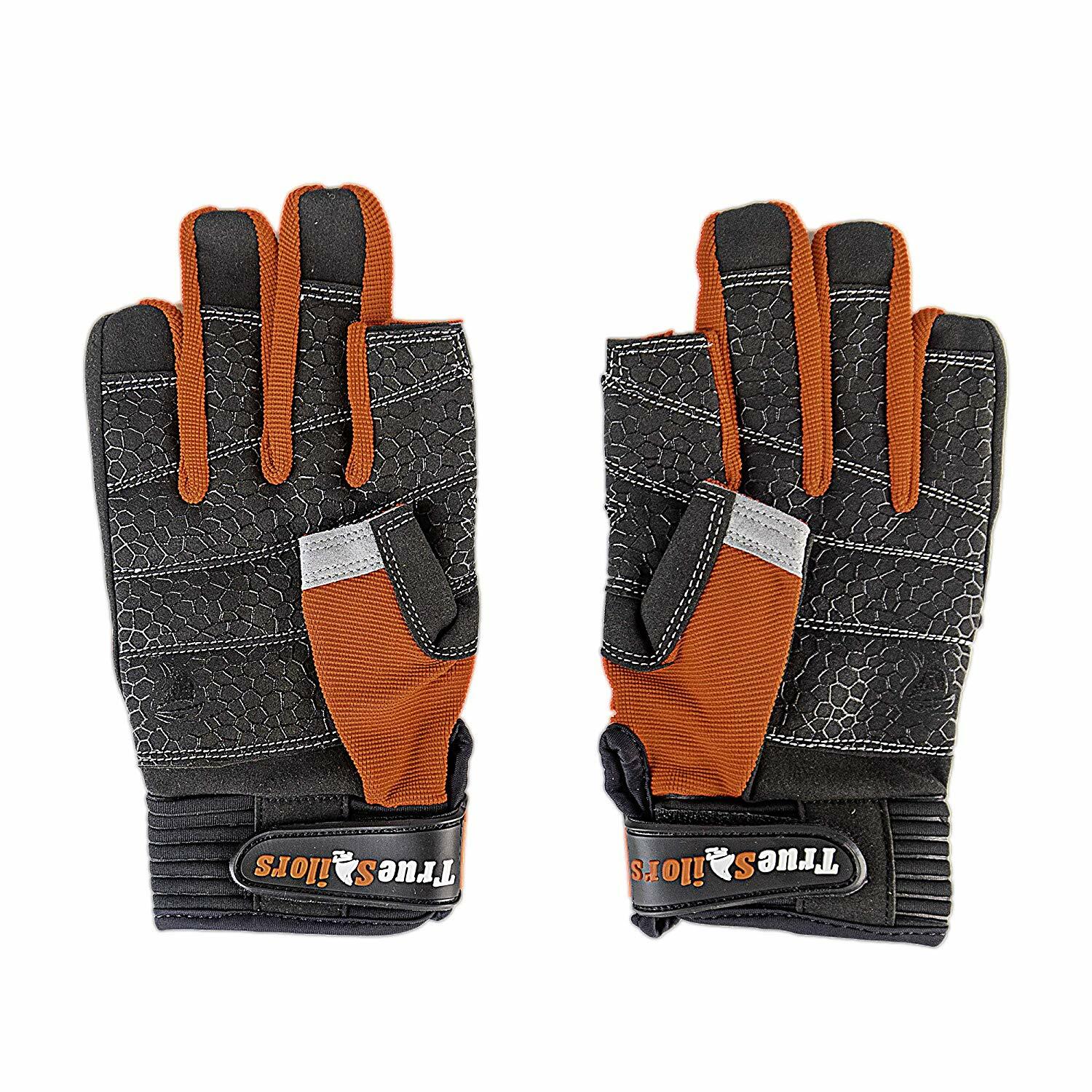Amara Sailing Gloves Sticky Palm Grip Cut Finger Glove Yachting Kayak Dinghy