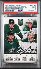 2012 Panini Limited Rookie R-DAL Nichushkin Roussel Campbell Chiasson /499 PSA 9