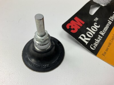 3M 07715 Roloc Gasket Removal Disc Pad Assembly, 2''