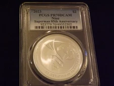 2023     $2   SUPERMAN     PCGS PR 70 DCAM