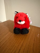Vintage Swibco Puffkins FRANKLIN Red Fox Plush Stuffed Animal 1998 NEW WITH TAG