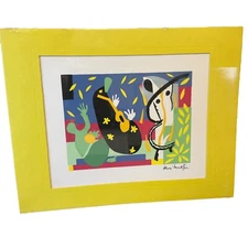 The Jazz Player, Matisse Silk Screen 14x11 Modern Classics Series STILL WRAPPED