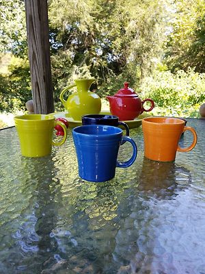 Tapered coffee MUG Lapis blue NEW FIESTAWARE FIESTA WARE 15OZ 