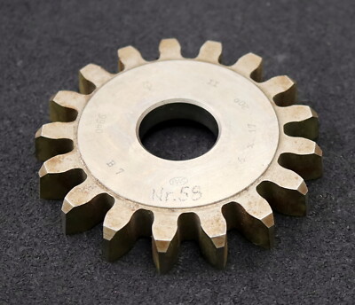 PWS Scheibenschneidrad gear shaper m= 6mm EGW 20° Z= 17 BP II Ø117x17xØ1 1/4''