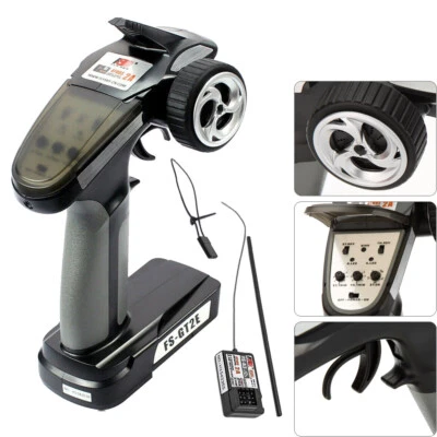 Flysky FS-GT2E AFHDS 2A 2.4Ghz 2CH Transmitter With A3 Receiver For RC Car Boat