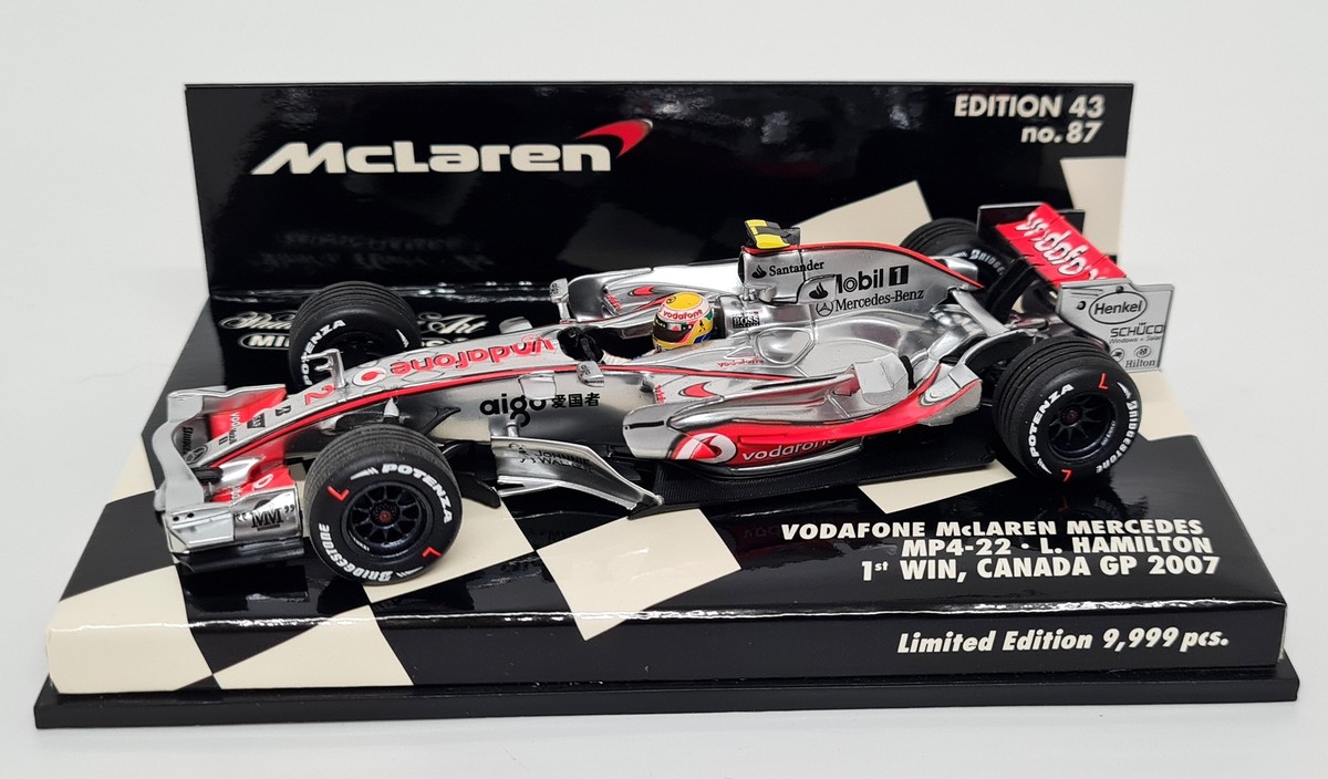ミニチャンプス 1/18 ボーダーフォン マクラーレン メルセデス MP4-22 ミニチャンプス 1/18 ボーダーフォン マクラーレン メルセデス