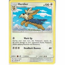175/236 Herdier | Uncommon | SM12 Cosmic Eclipse | Pokemon Trading Card Game TCG