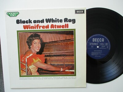 LP - WINIFRED ATWELL - BLACK AND WHITE RAG '' WASHED '' #A85#