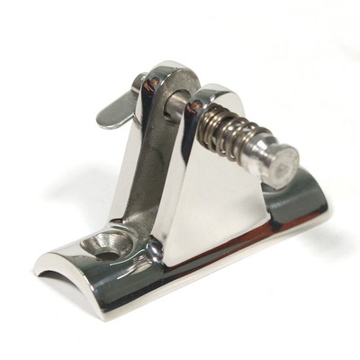 Stainless Steel Boat Concave Base Deck Hinge Bimini Top Fitting Marine Hardware