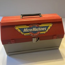 1988 Vintage Galoob Micro Machines Super City Toolbox Action Playset Incomplete