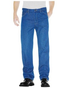dark blue work jeans