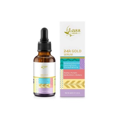 Lass Natural 24K Gold Serum Für Helle Und Strahlende Haut 30Ml