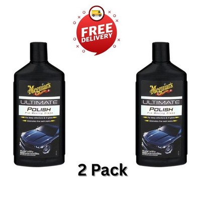 2 - Pack Meguiars G19216 Ultimate Polish, 16 oz Free Shipping