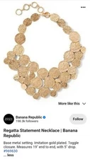Banana Republic Regatta Statement Necklace