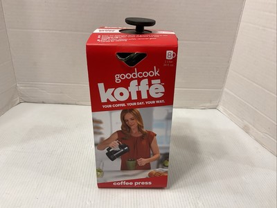 Good cook koffe French Press Coffee Tea Maker Black  34oz | New N Package