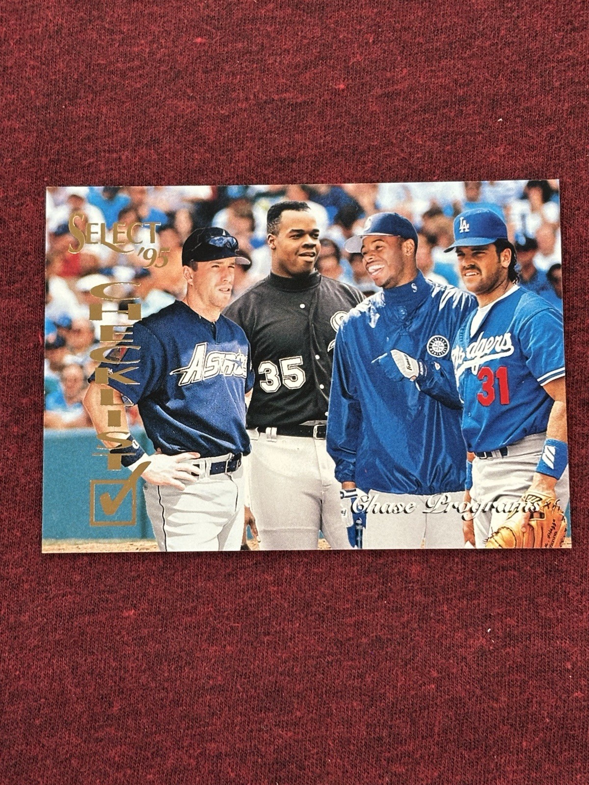 1995 Select Chase Programs Checklist #250 -