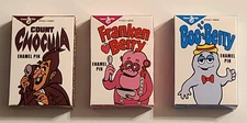 Count Chocula/Franken Berry/Boo Berry Enamel Pin Lot