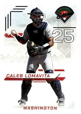 CALEB LOMAVITA RC 2025 Panini Prospect Edition Base #122 ROOKIE Nation ID:161651