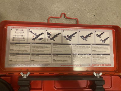 ROTHENBERGER Tube Bender Maxi Rohrbieger im Koffer 12 16 / 18 26 mm