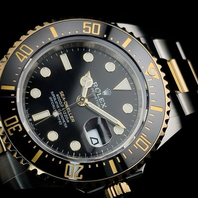 Rolex Sea-Dweller 43mm Two-Tone Yellow Gold 126603 Steel Black