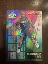 2020-21 Panini Hoops Kawhi Leonard Highlights #4 All Star MVP - Clippers