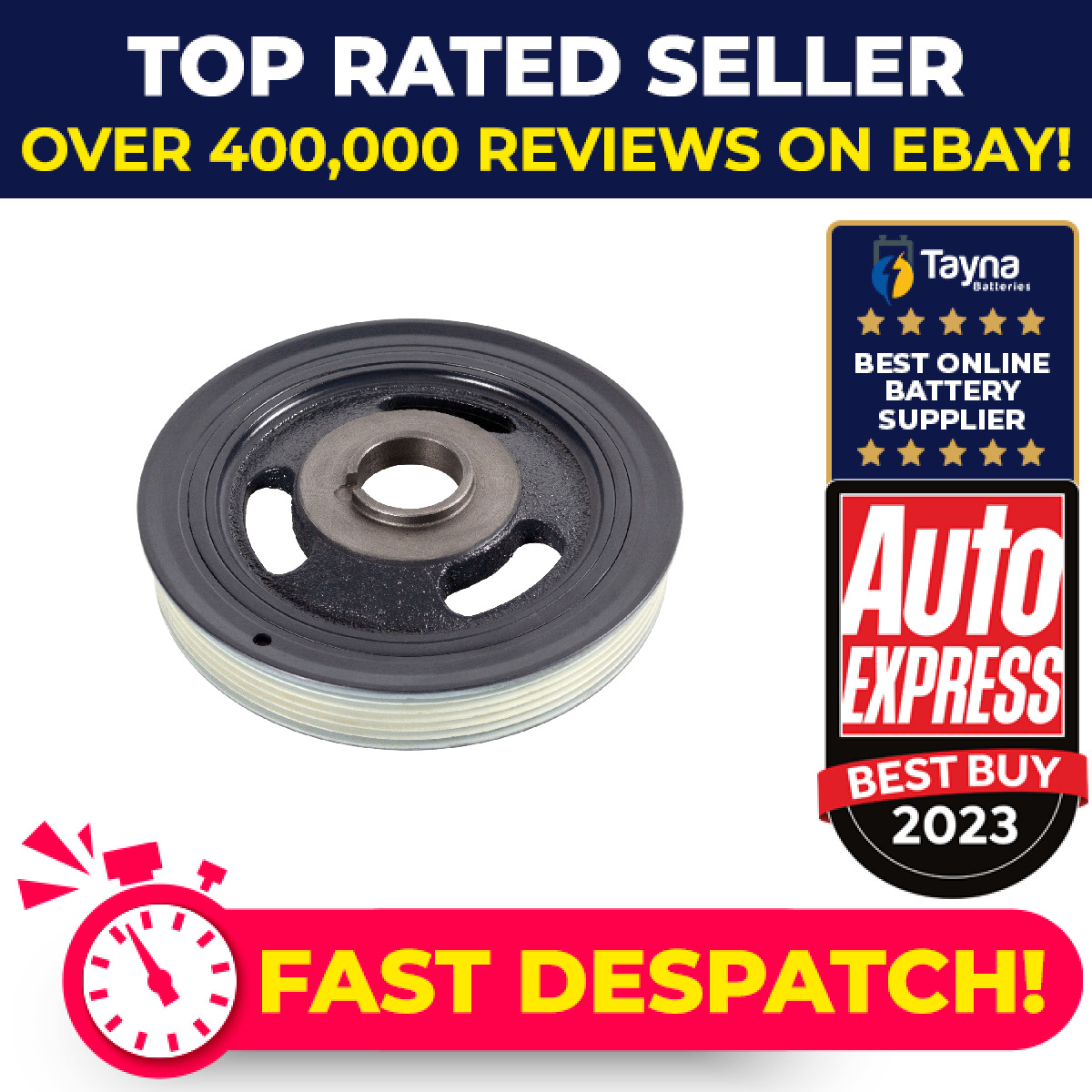 Crankshaft Pulley fits PEUGEOT PARTNER K9 1.6D 2005 on Belt 0515T3 515T3 Febi