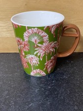 Eleanor Bowmer Palm Tree Mug Bone China Unusual handle 