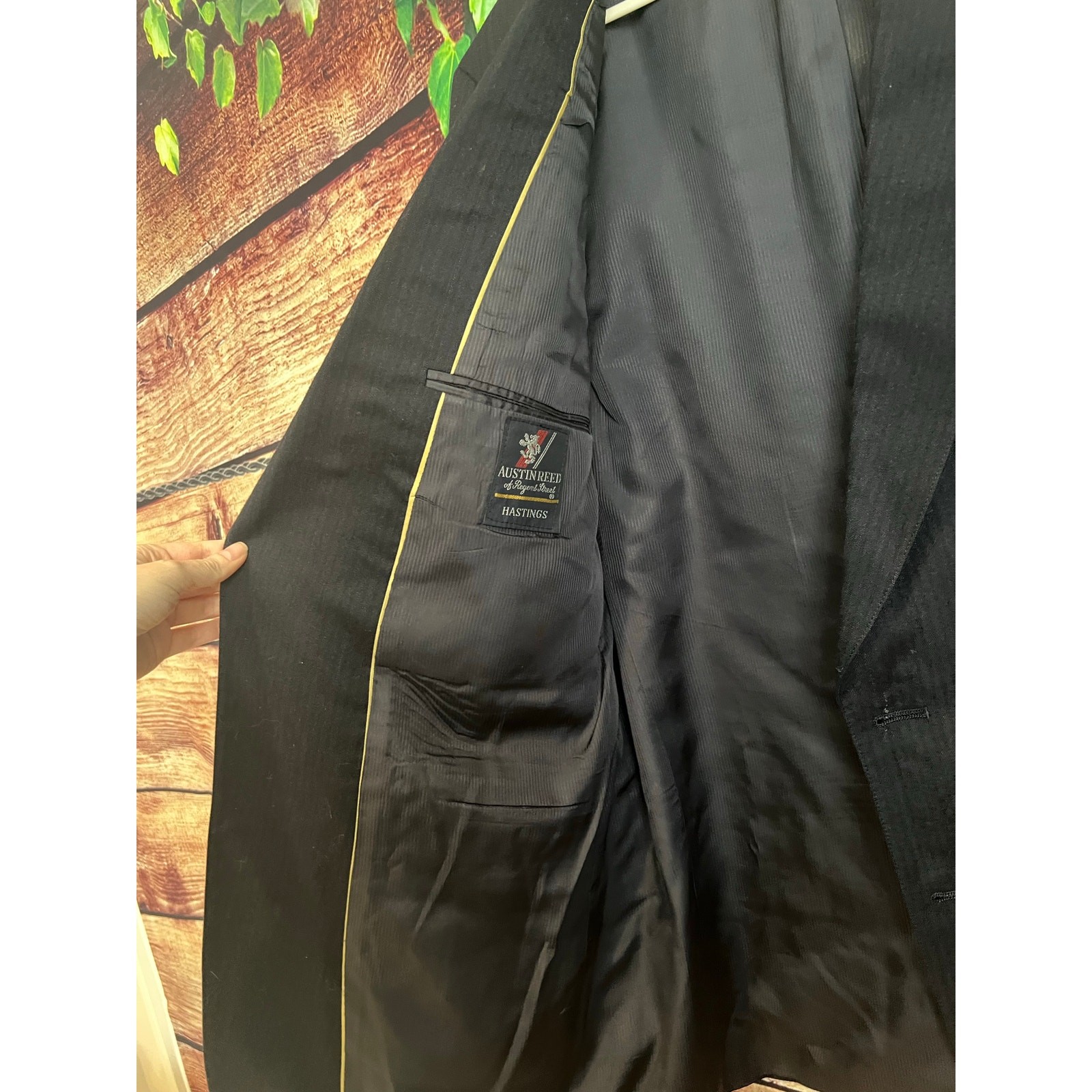 Austin Reed of Regent Street Pure Virgin Wool Pinstripe Blazer Sport Coat Jacket