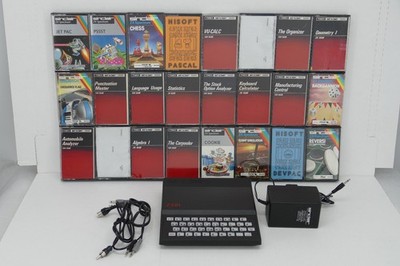 SINCLAIR ZX-81 Vintage Computer + Spectrum Timex 1000 Spiele Software Tape TOP!