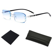 ZLLCXR Clarity Blue Glasses Automatic Adjustment Eye 56-144-146 mm Black