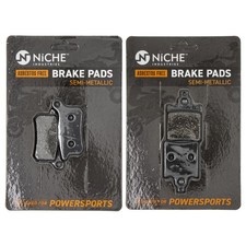 NICHE Brake Pad Set for KTM 65 SX 46113030000 46013090000 Complete Semi-Metallic
