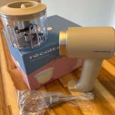 Recolte Cordless Whip & Chopper RCW-1 Cream White for Fast Food Preparation NEW