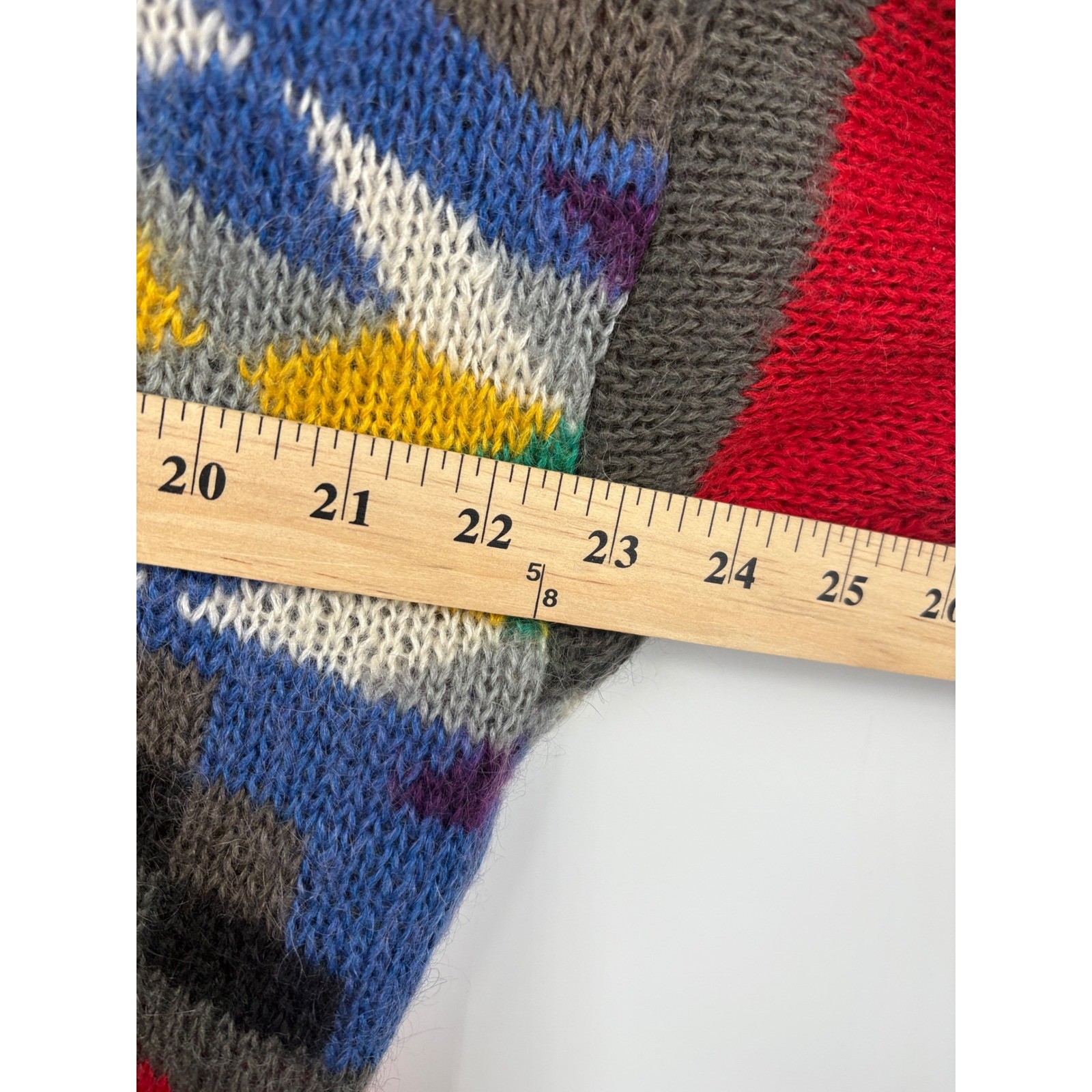 Commander Geometric Pattern Knit Long Cardigan Sw… - image 7